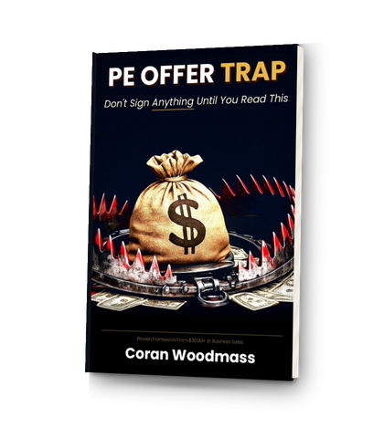PE Offer Trap book cover — Don't Sign Anything Until You Read This by Coran Woodmass